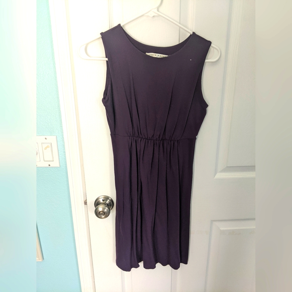 Deep purple cocktail dress